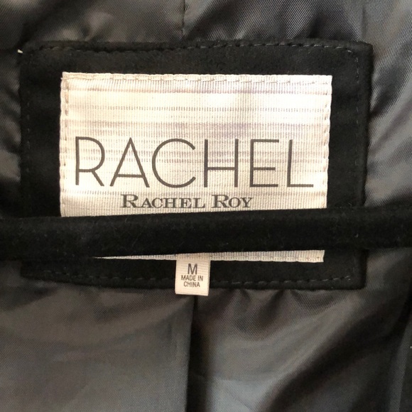 Medium RACHEL Rachel Roy Vegan Fringe Suede Jacket - Picture 8 of 9